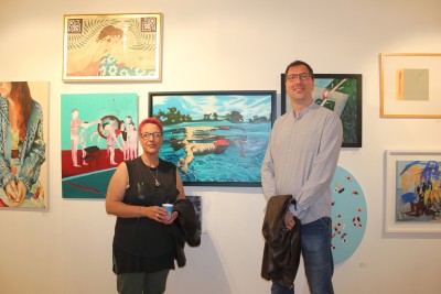 Emanuela Carvisiglia and friend