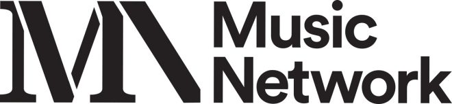 Music Network Logo Black On White