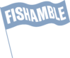 Final Fishamble Logo Blue Cally Shine
