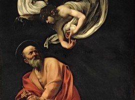 Caravaggio St Matthew and the Angel 1602 San Luigi dei Francesi Rome