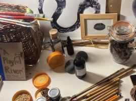 A Playful River Mermaid main page 9x6cm 1